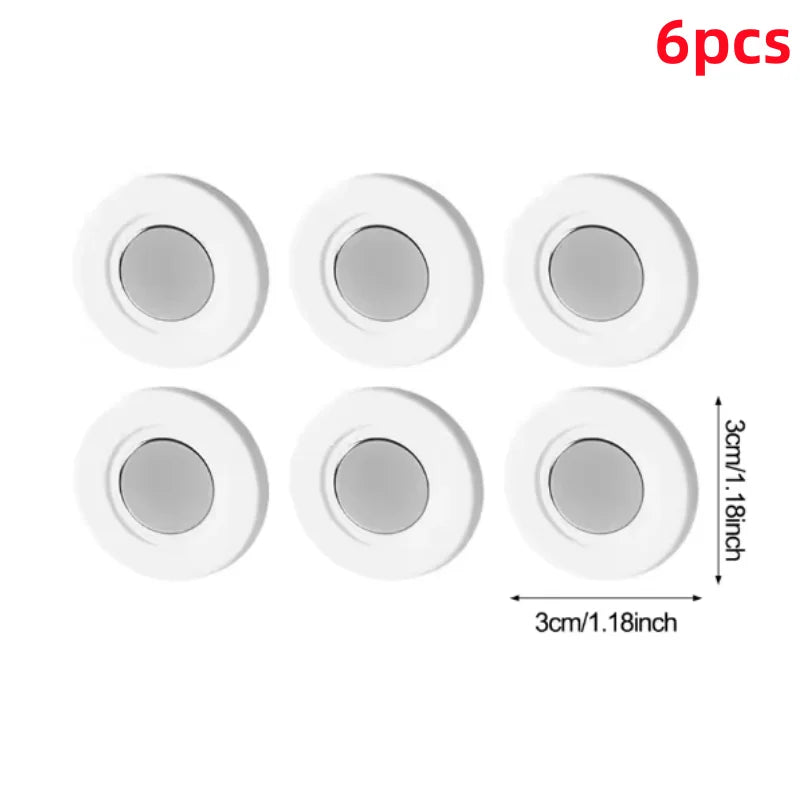 Magnetic Remote Control Holder – No-Drill Adhesive Wall Mount Strip, 3/6/12-Pack | Gearelo