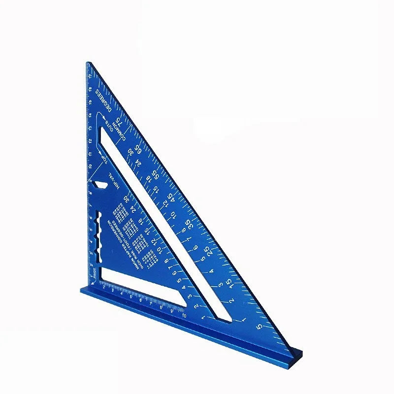 Aluminum Speed Square 7" – Carpenter Triangle Ruler, Inch & Metric | Gearelo
