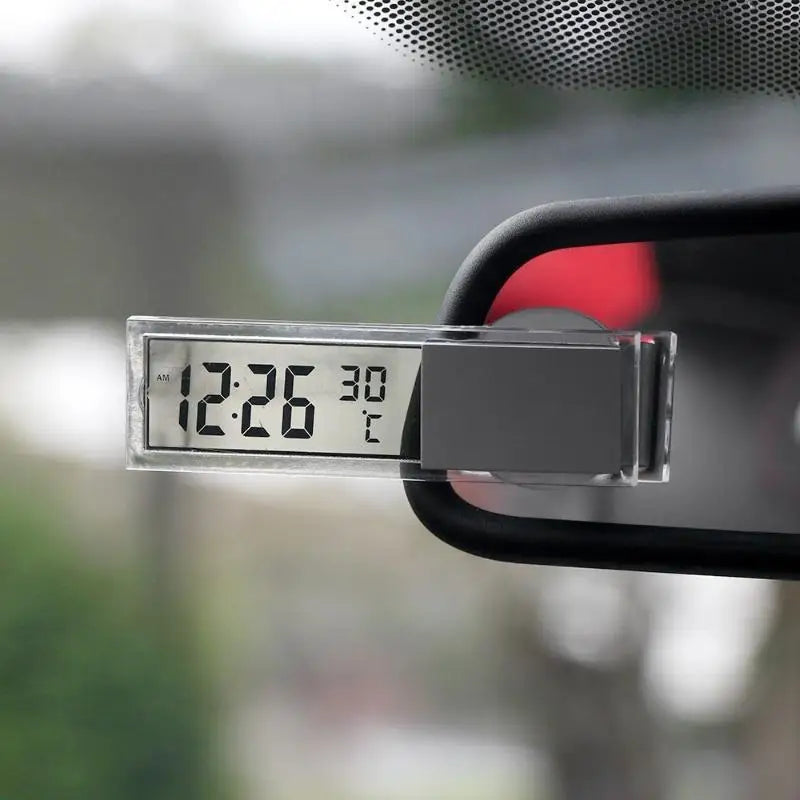 Car LCD Digital Thermometer – Indoor/Outdoor Dual Temperature Sensor – Thermometer | Gearelo