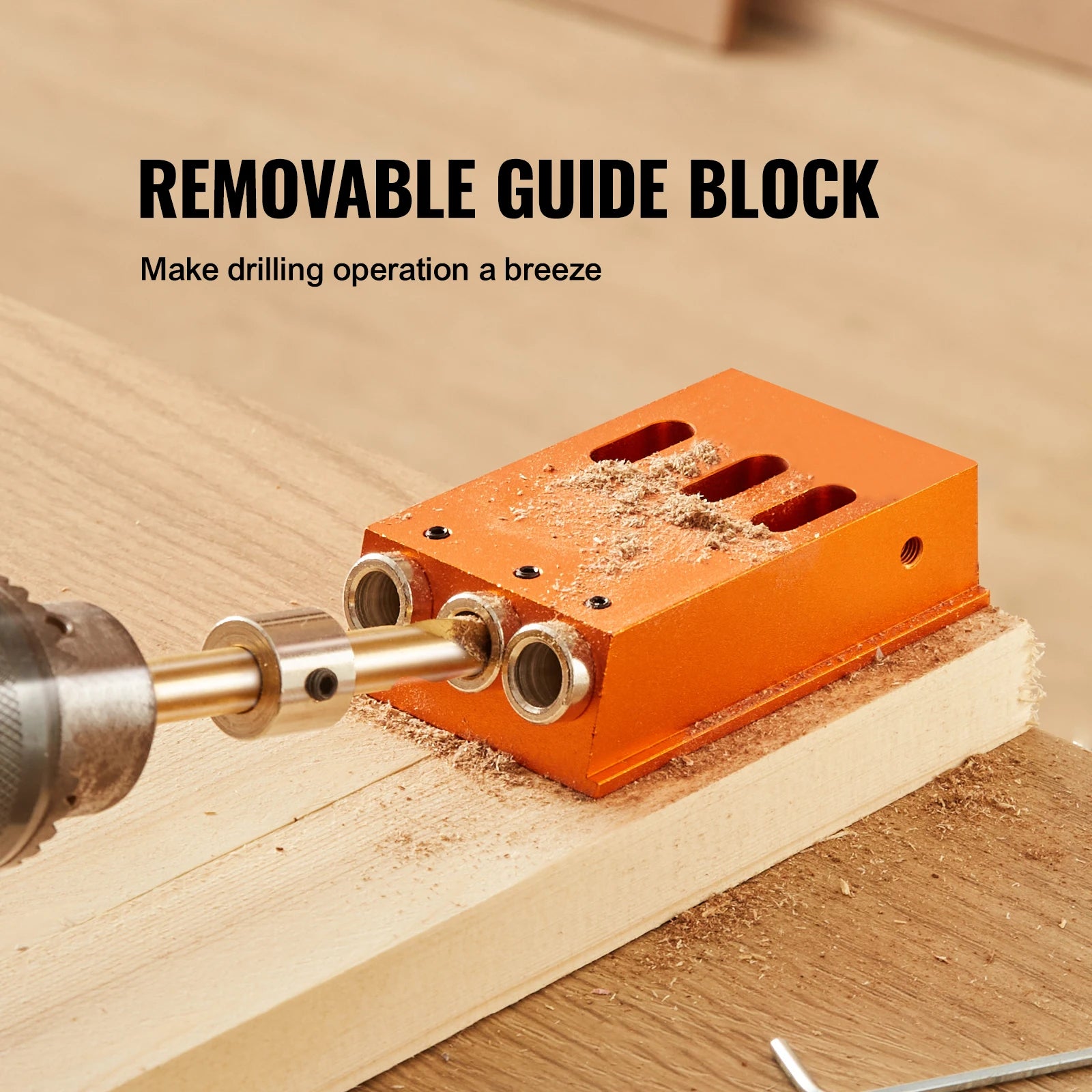 Pocket Hole Jig Kit – 30/34 Pcs Adjustable Drill Guide for Wood Joinery