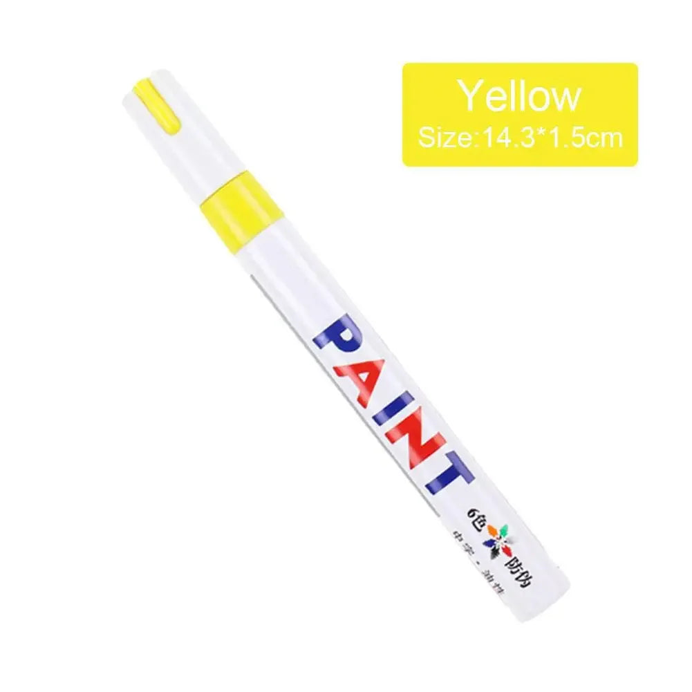 White Paint Pen Markers 3-Pack – Waterproof Oil-Based, Tires & Metal – 3pcs Silver | Gearelo