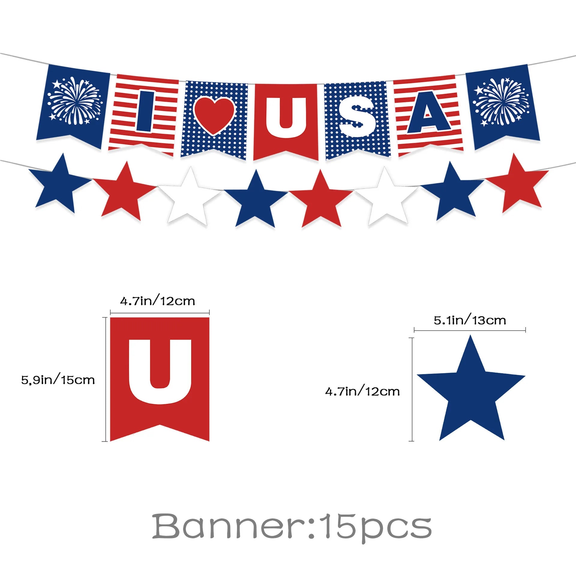 Independence Day Party Supplies Set – American Flag Tableware for 4th of July | Gearelo
