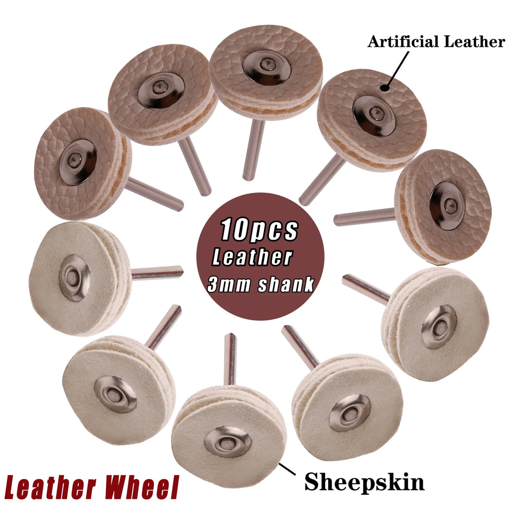 Dremel Polishing Wheel Set – Cotton, Wool & Felt Buffing Bits for Rotary Tools | Gearelo