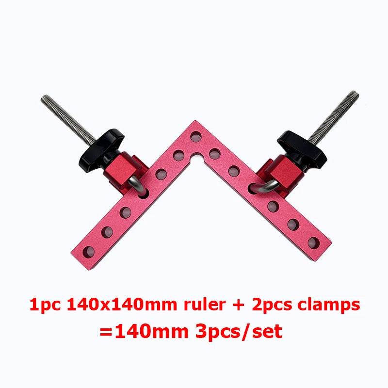 90° Woodworking Corner Clamp Set – Right Angle Positioning Squares for Cabinets | Gearelo