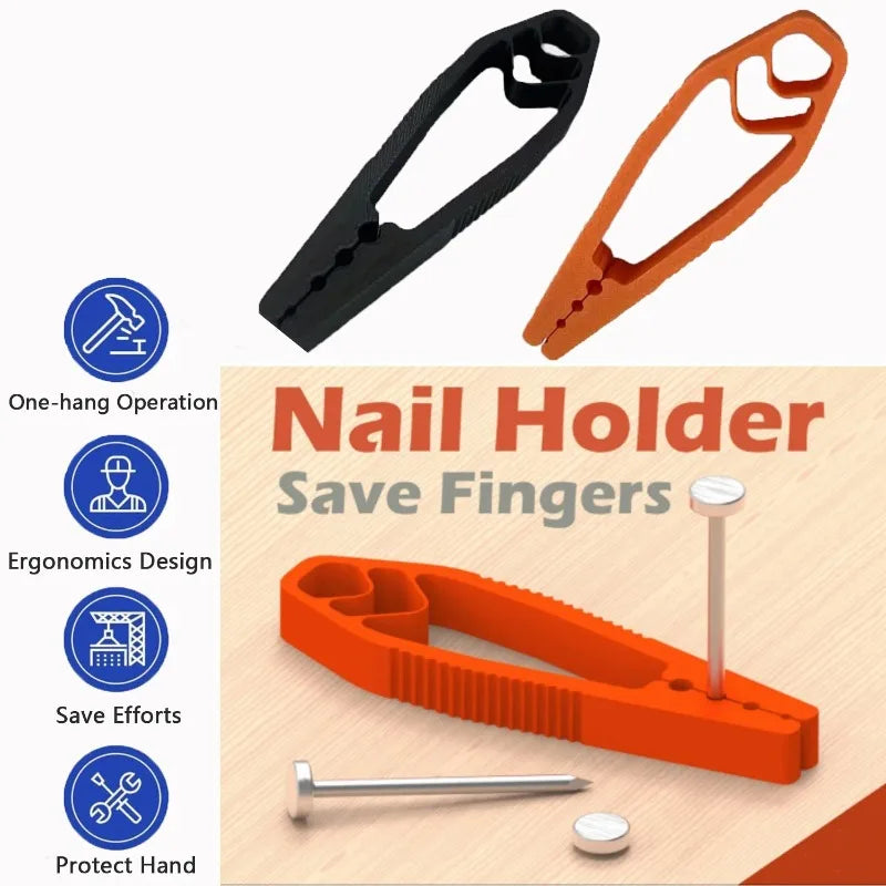 Woodworking Nail Fixer Tool – Portable Sliding Joint Carpenter Guide – 1pc-white | Gearelo