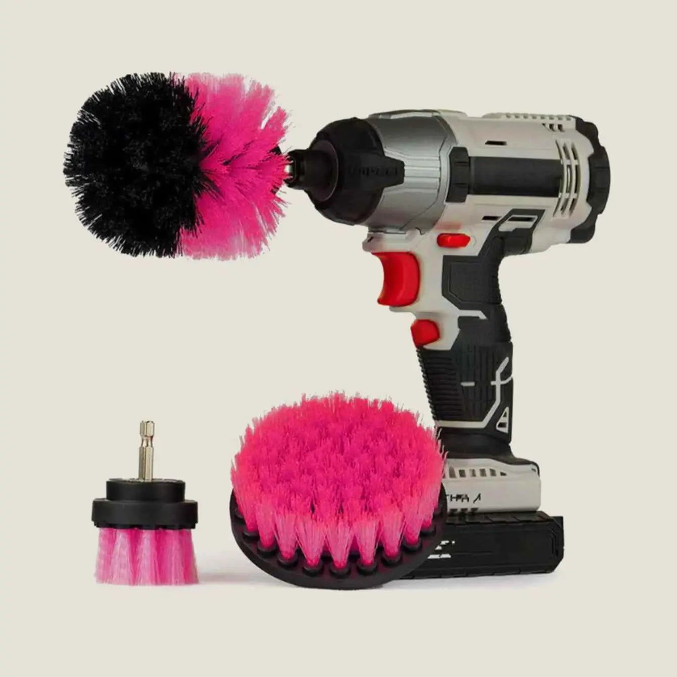 Electric Drill Scrubber Brush 3-Pack – Power Cleaning Kit for Tile, Carpet & Car | Gearelo