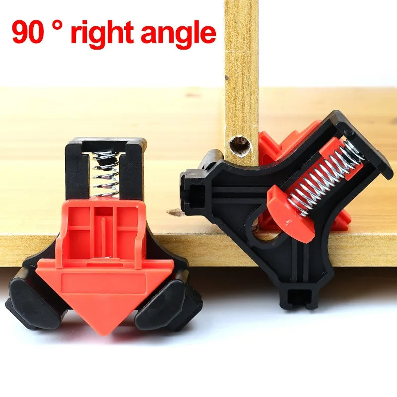 90° Corner Clamp Set – Adjustable Woodworking Right Angle Holder, 1/2/4-Pack | Gearelo