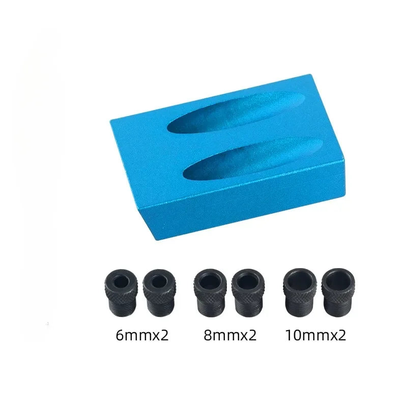 Pocket Hole Jig 15° Drill Guide – DIY Oblique Hole Carpenter Locator Set | Gearelo