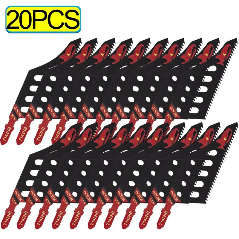 T142HB Heavy-Duty Jigsaw Blades – T-Shank Coarse Flush Cut, Multi-Pack | Gearelo