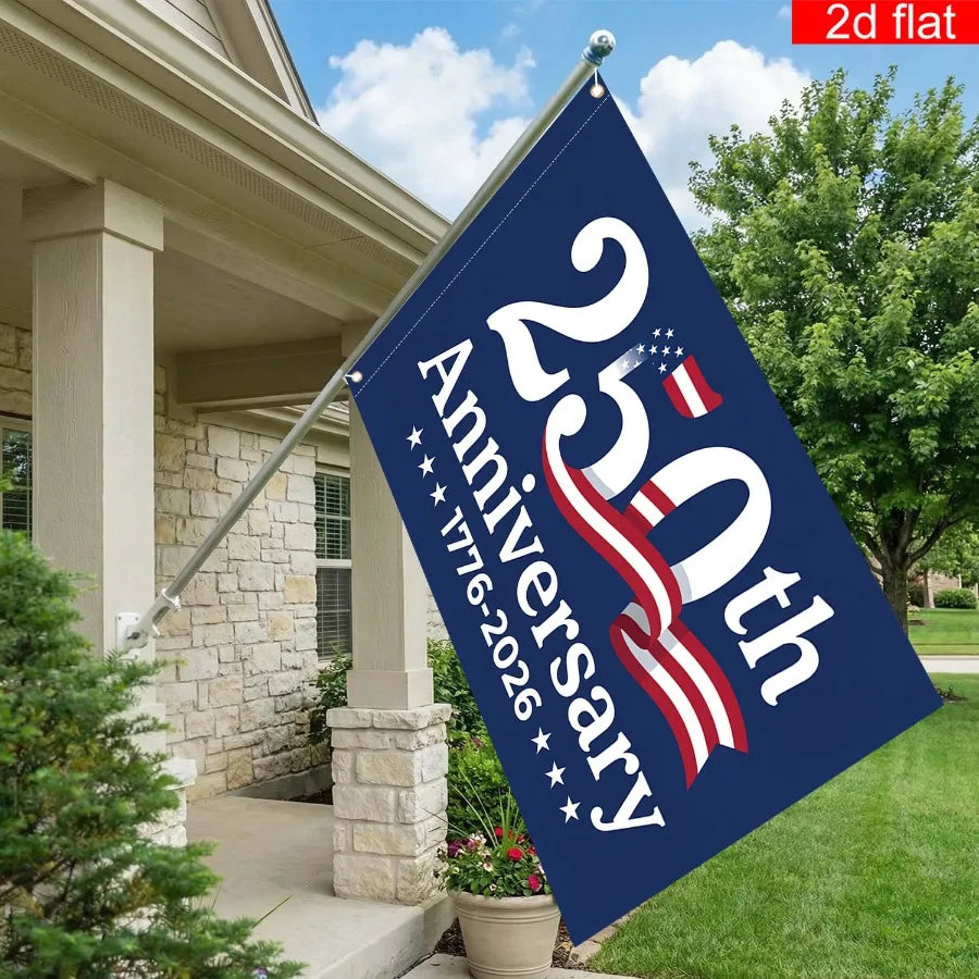 250th Anniversary American Flag – Polyester Independence Day Commemorative Banner | Gearelo