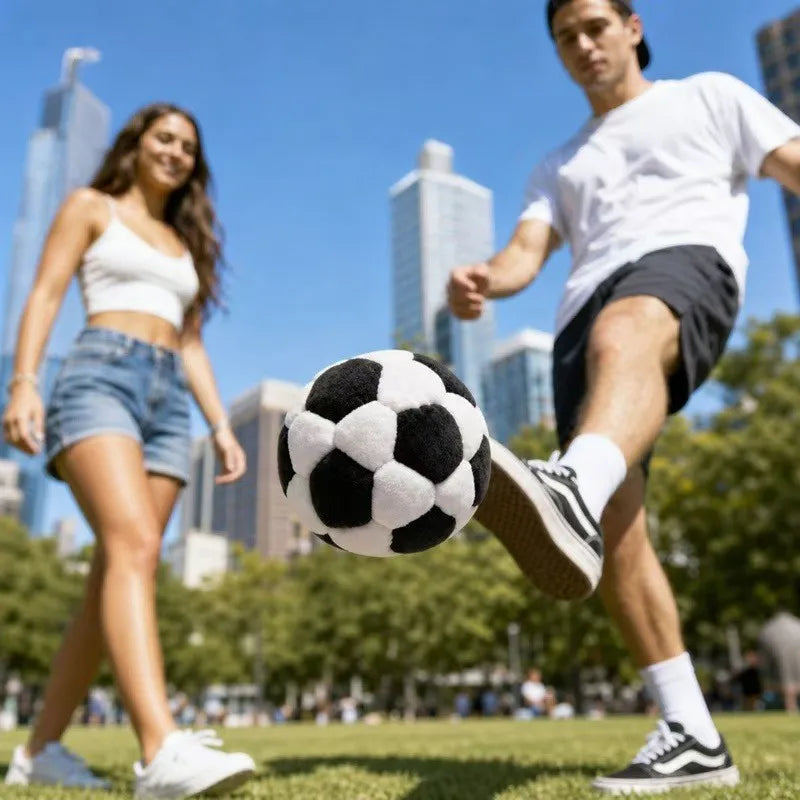 Soccer Design Footbag Hacky Sack – Colorful Feather Ball – E | Gearelo