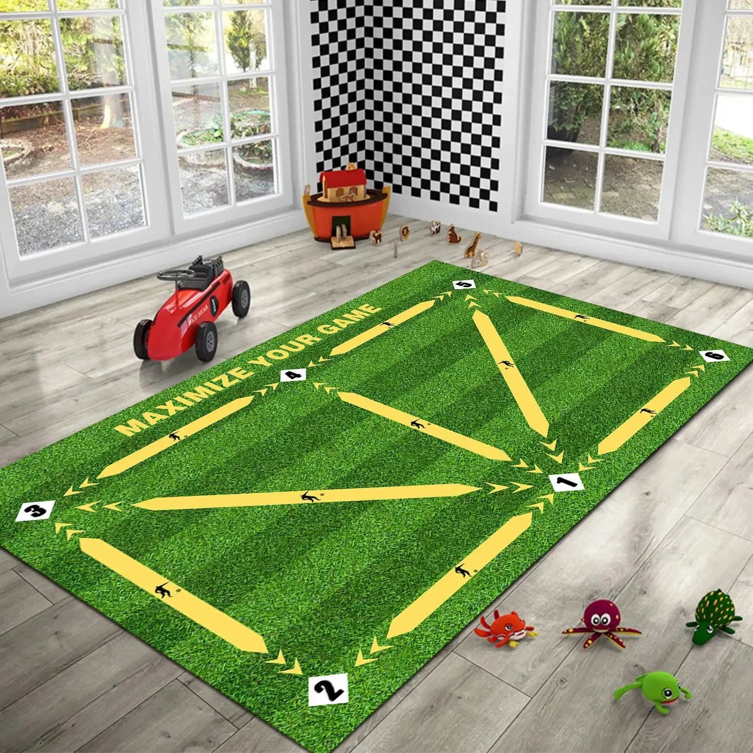 Football Training Mat – Non-Slip Foldable Soccer Skills Mat | Gearelo