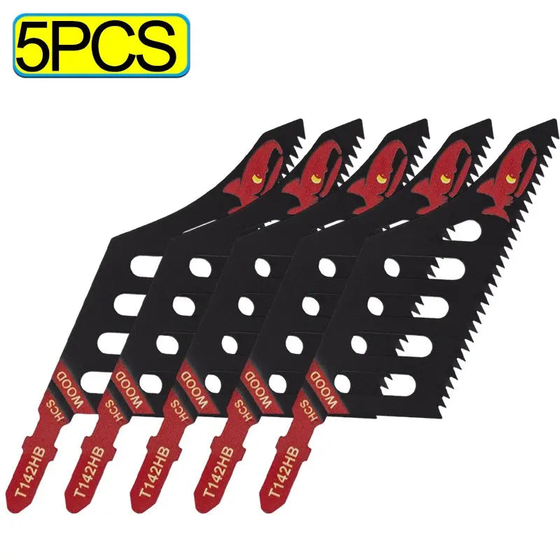T142HB Heavy-Duty Jigsaw Blades – T-Shank Coarse Flush Cut, Multi-Pack | Gearelo
