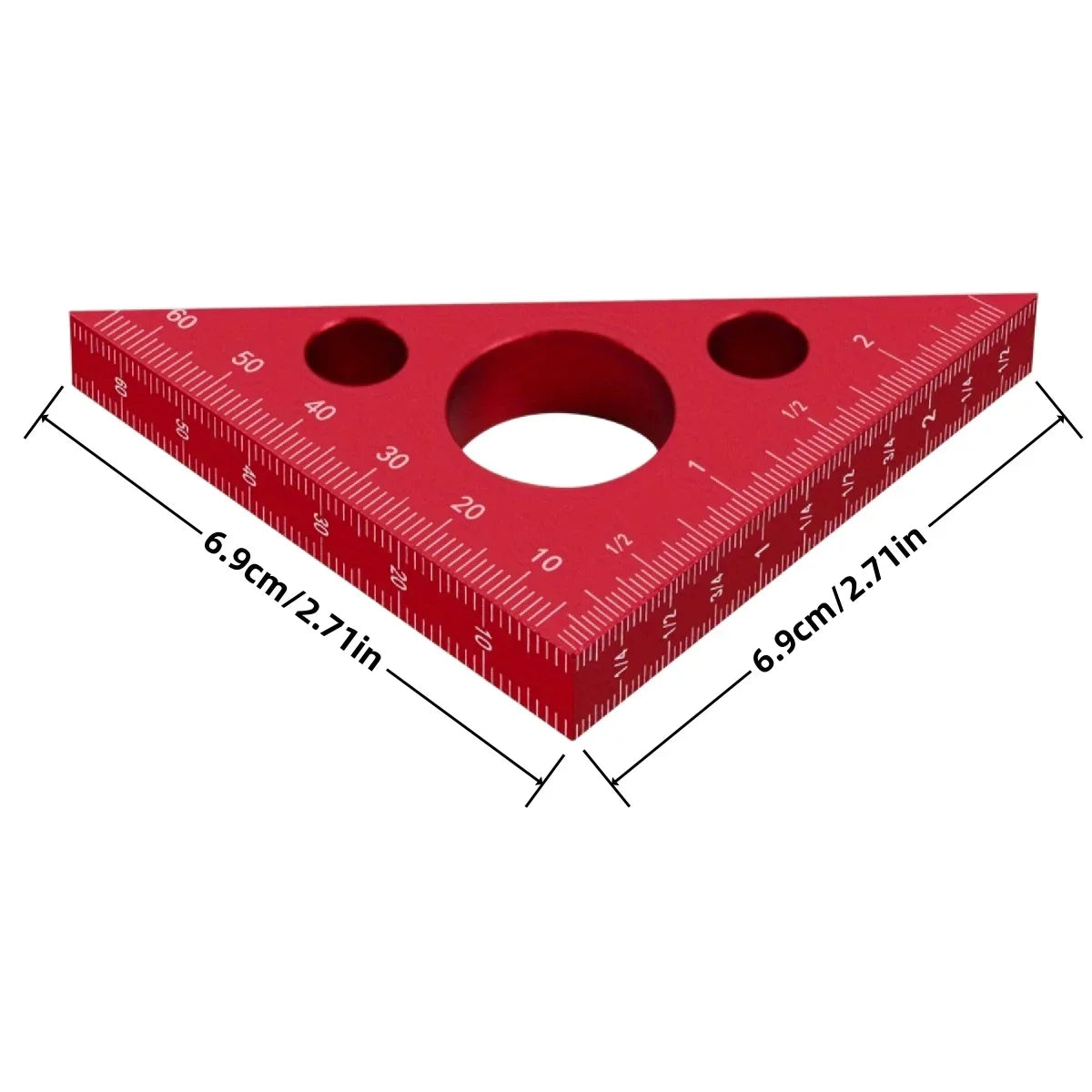 Multi-Angle Carpenter T-Square – Precision Aluminum Scribing Ruler for Woodworking | Gearelo