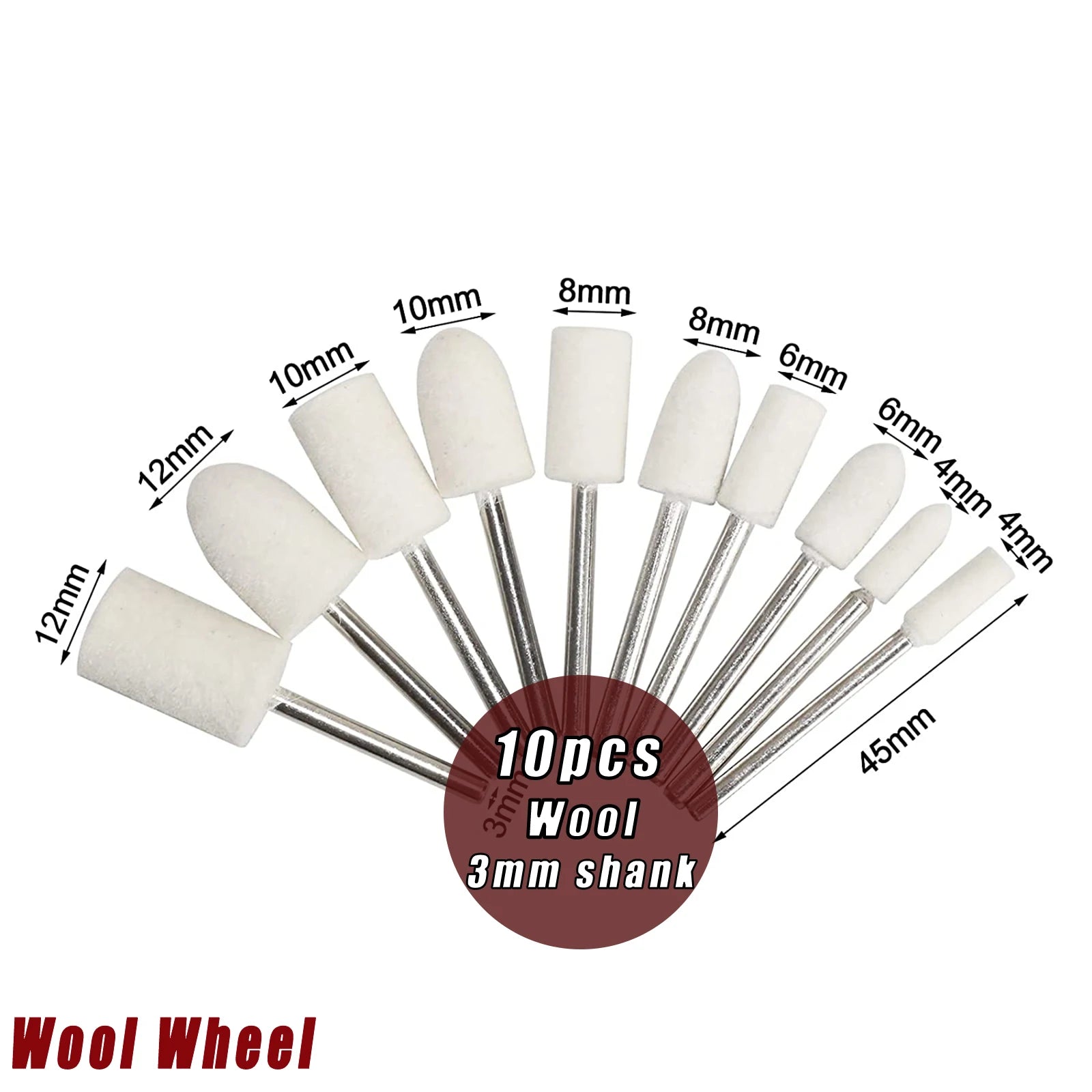 Dremel Polishing Wheel Set – Cotton, Wool & Felt Buffing Bits for Rotary Tools | Gearelo