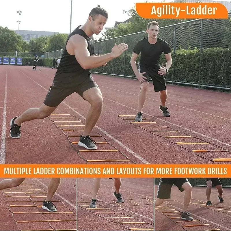3-in-1 Soccer Training Ladder Set – Speed & Agility Equipment | Gearelo