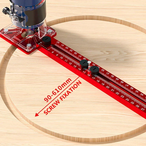 3-in-1 Router Circle Jig – Woodworking Groove & Milling Bracket Tool | Gearelo