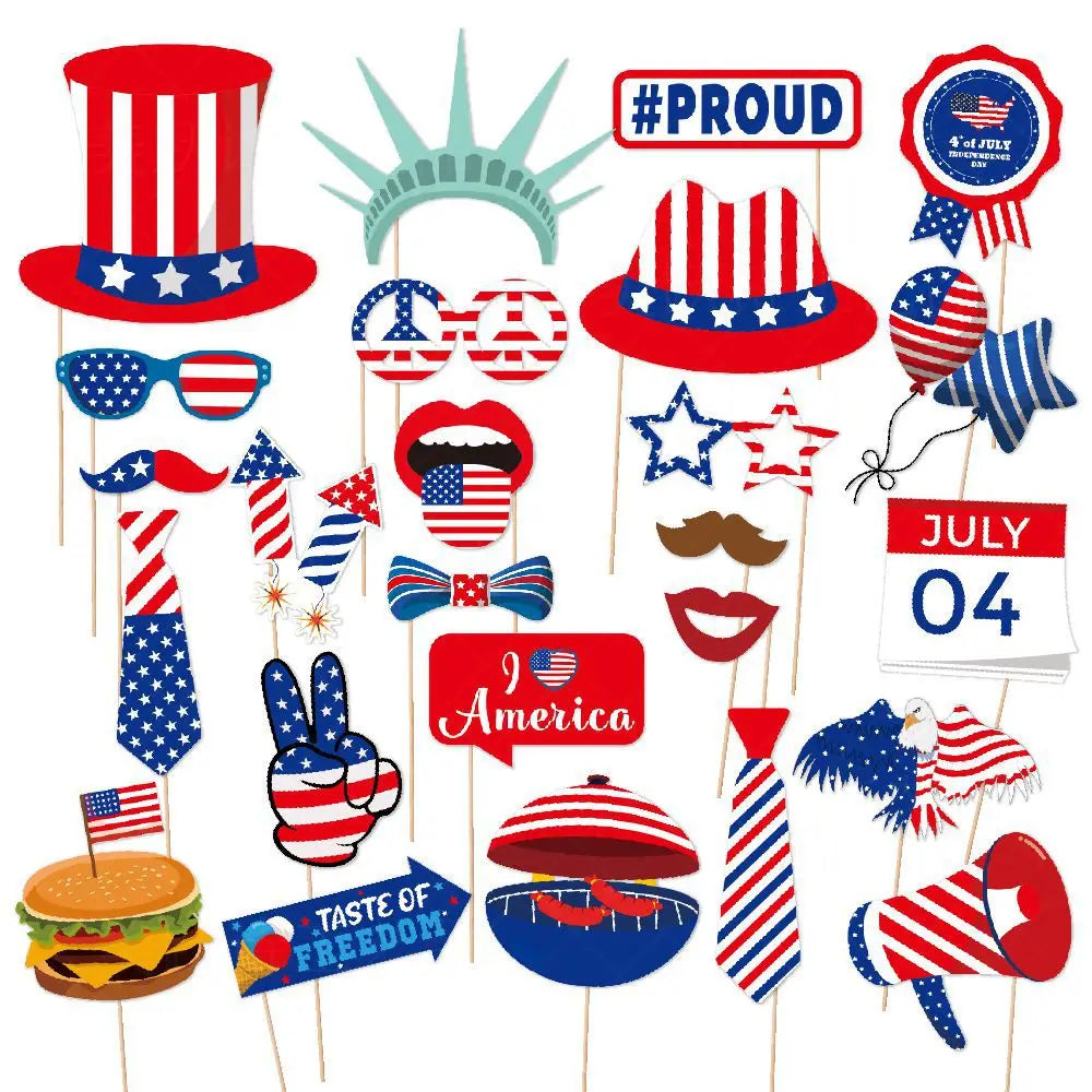 Independence Day Party Supplies Set – American Flag Tableware for 4th of July | Gearelo