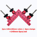 90° Woodworking Corner Clamp Set – Right Angle Positioning Squares for Cabinets | Gearelo
