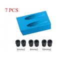 Pocket Hole Jig 15° Drill Guide – DIY Oblique Hole Carpenter Locator Set | Gearelo