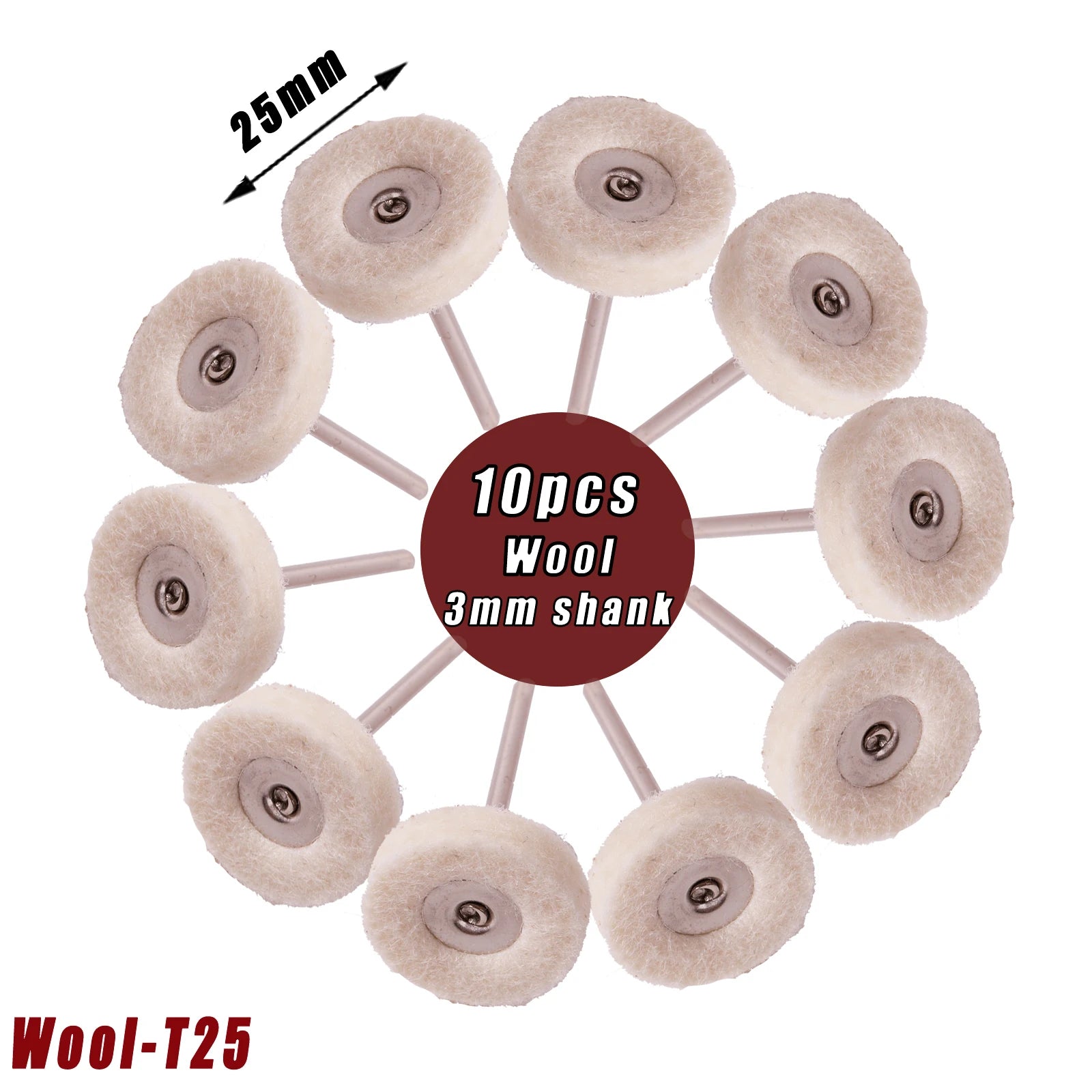 Dremel Polishing Wheel Set – Cotton, Wool & Felt Buffing Bits for Rotary Tools | Gearelo