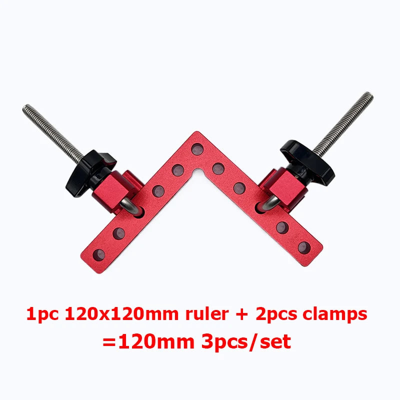 90° Woodworking Corner Clamp Set – Right Angle Positioning Squares for Cabinets | Gearelo