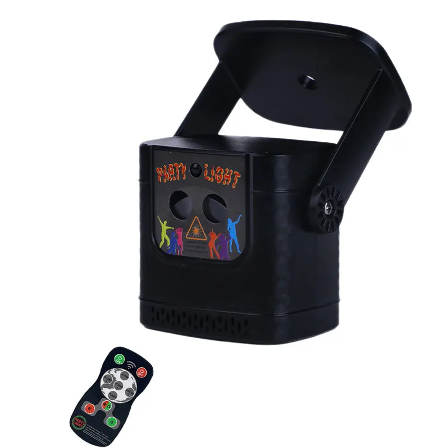 60-Pattern R&G Laser Party Projector – DJ Disco Flash Light Effect | Gearelo