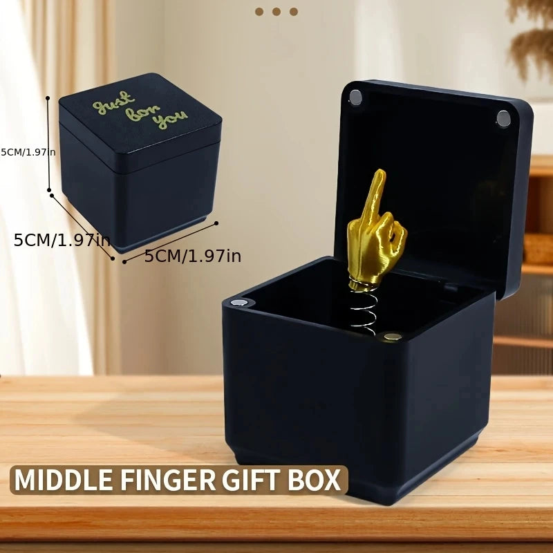 Funny Prank Christmas Gift Box – Middle Finger Gag Surprise | Gearelo