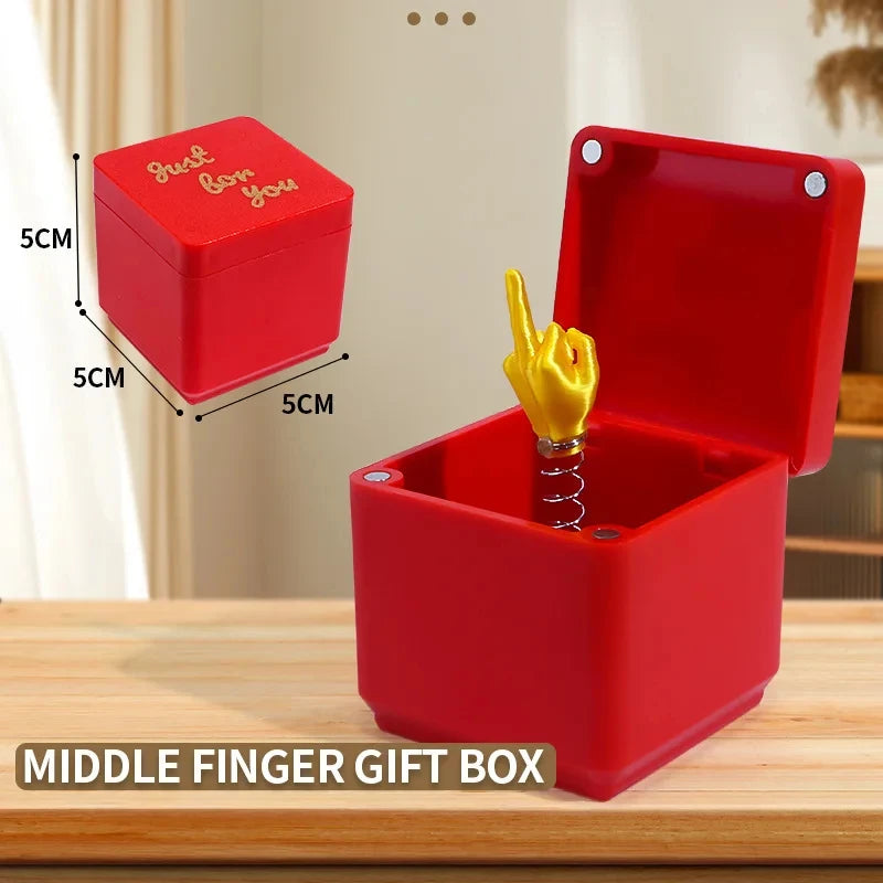 Funny Prank Christmas Gift Box – Middle Finger Gag Surprise | Gearelo