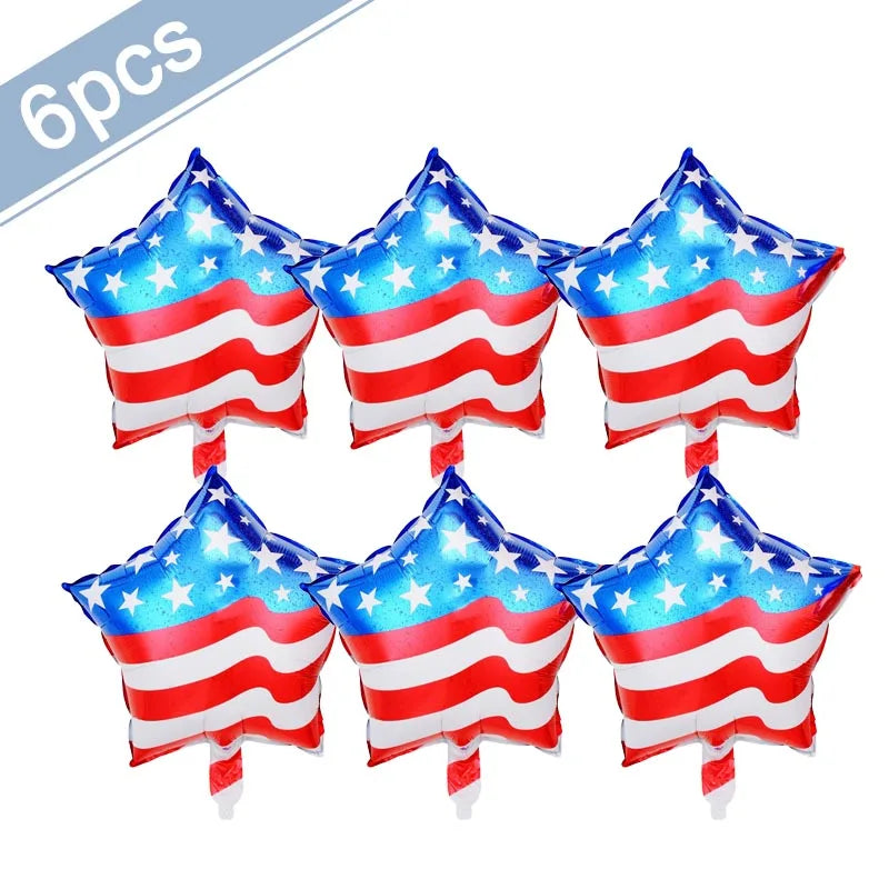 Independence Day Party Supplies Set – American Flag Tableware for 4th of July | Gearelo