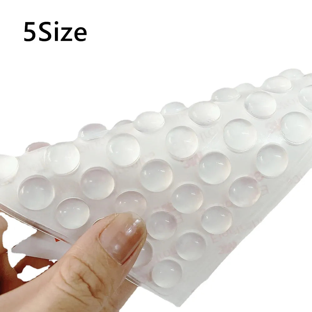 Self-Adhesive Cabinet Door Bumpers – 100pc Rubber Noise Reduction Pads – 6x2mm-100pcs | Gearelo