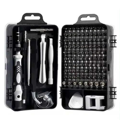 115pc Precision Screwdriver Bit Set – Magnetic Torx Hex Phillips Multi-Type | Gearelo