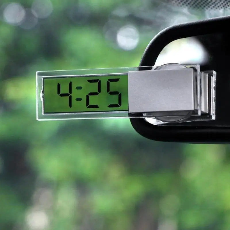 Car LCD Digital Thermometer – Indoor/Outdoor Dual Temperature Sensor | Gearelo