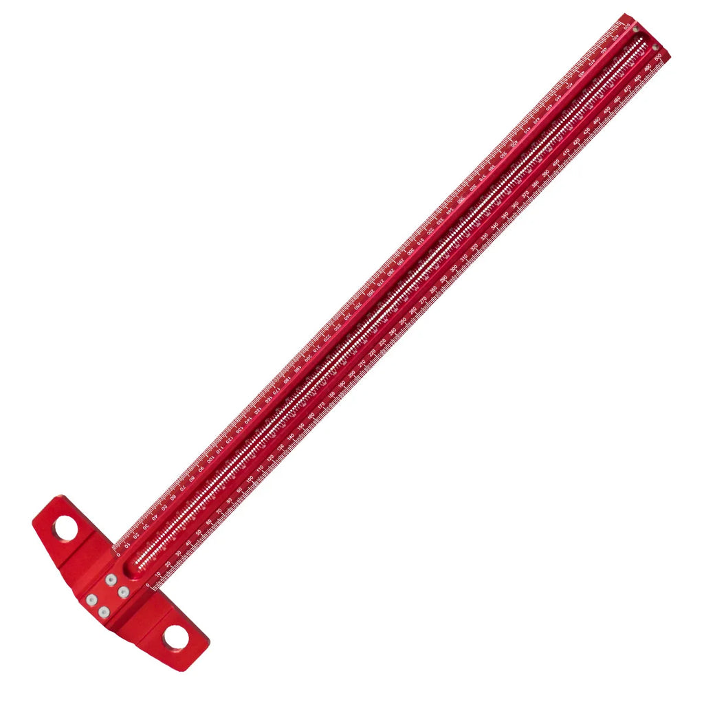 Aluminum Woodworking Marking T-Ruler – Precision Scribing Gauge, 60–500mm | Gearelo