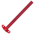 Aluminum Woodworking Marking T-Ruler – Precision Scribing Gauge, 60–500mm | Gearelo