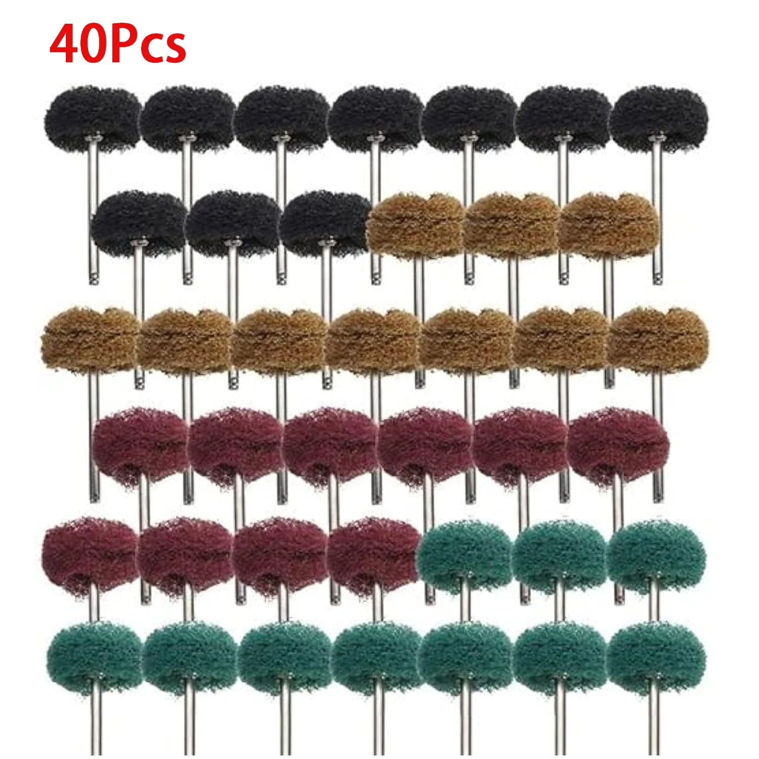 Abrasive Buffing Wheel Set – 1" Rotary Tool Polishing Wheels, 20 or 40-Pack | Gearelo