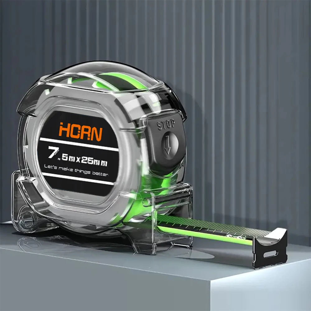 Fluorescent Tape Measure – Anti-Drop Waterproof, 3/5/7/10 Meter – 3M 19mm 1pc | Gearelo