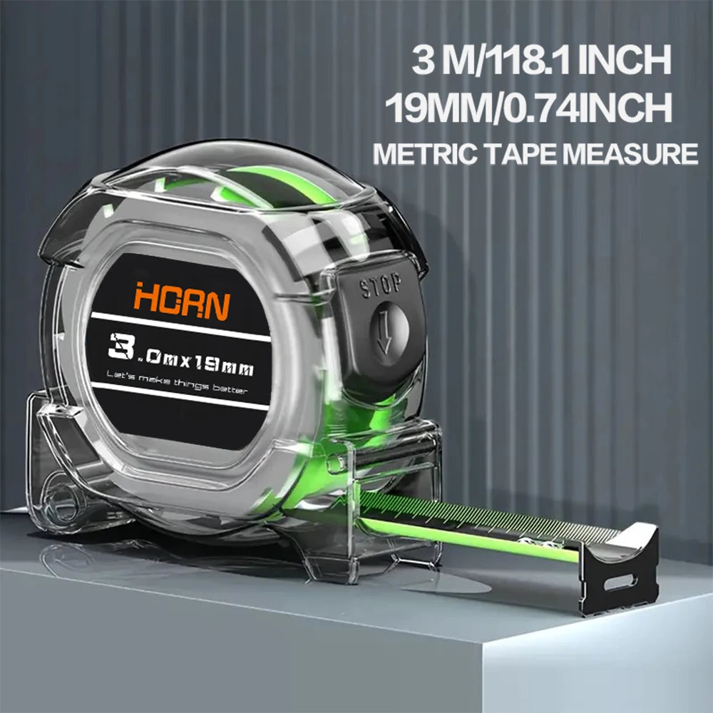 Fluorescent Tape Measure – Anti-Drop Waterproof, 3/5/7/10 Meter | Gearelo