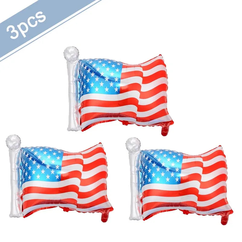Independence Day Party Supplies Set – American Flag Tableware for 4th of July | Gearelo