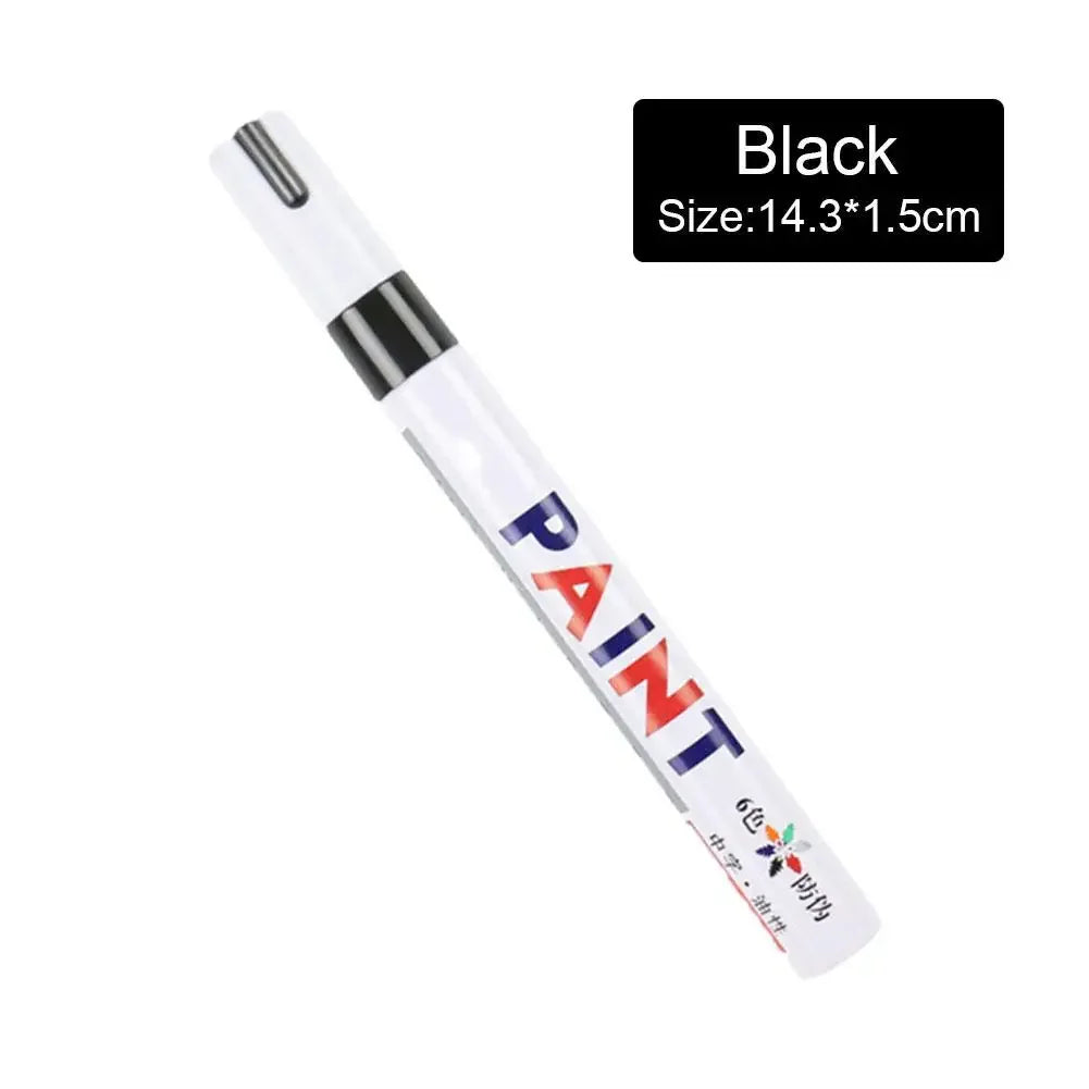 White Paint Pen Markers 3-Pack – Waterproof Oil-Based, Tires & Metal | Gearelo