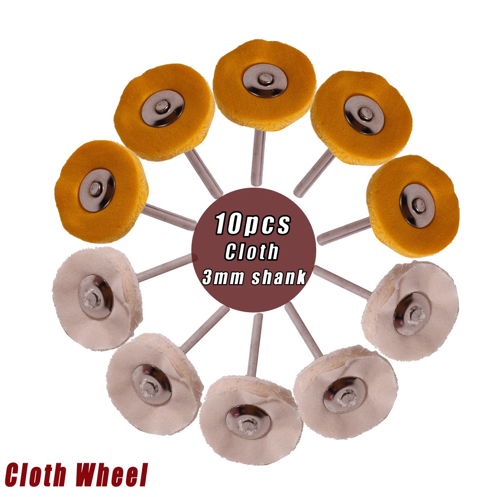 Dremel Polishing Wheel Set – Cotton, Wool & Felt Buffing Bits for Rotary Tools | Gearelo