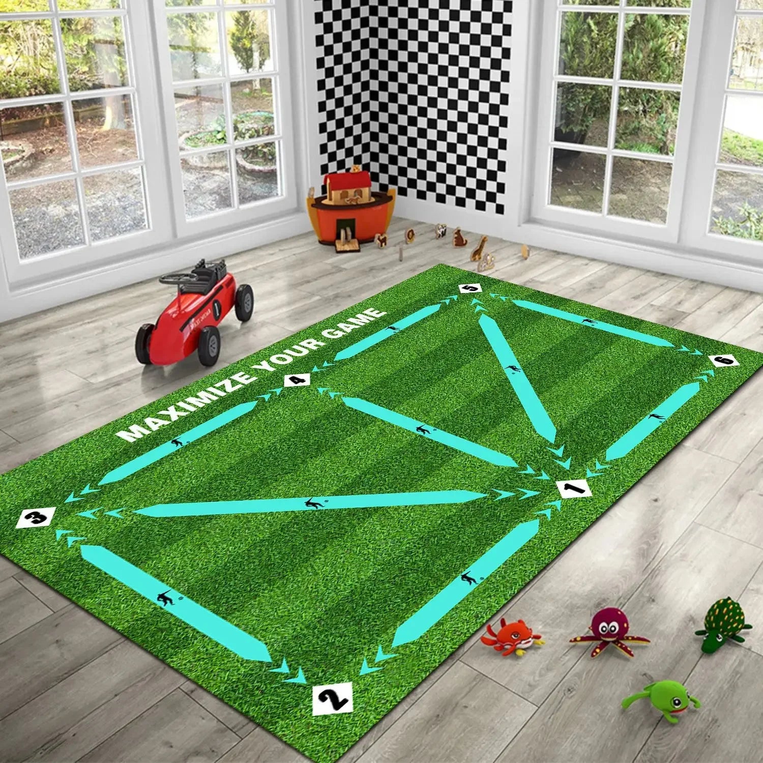 Football Training Mat – Non-Slip Foldable Soccer Skills Mat | Gearelo