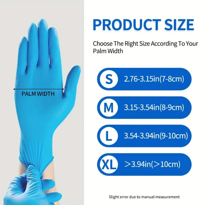 Nitrile Disposable Gloves 100pc – Puncture-Resistant Kitchen Gloves | Gearelo