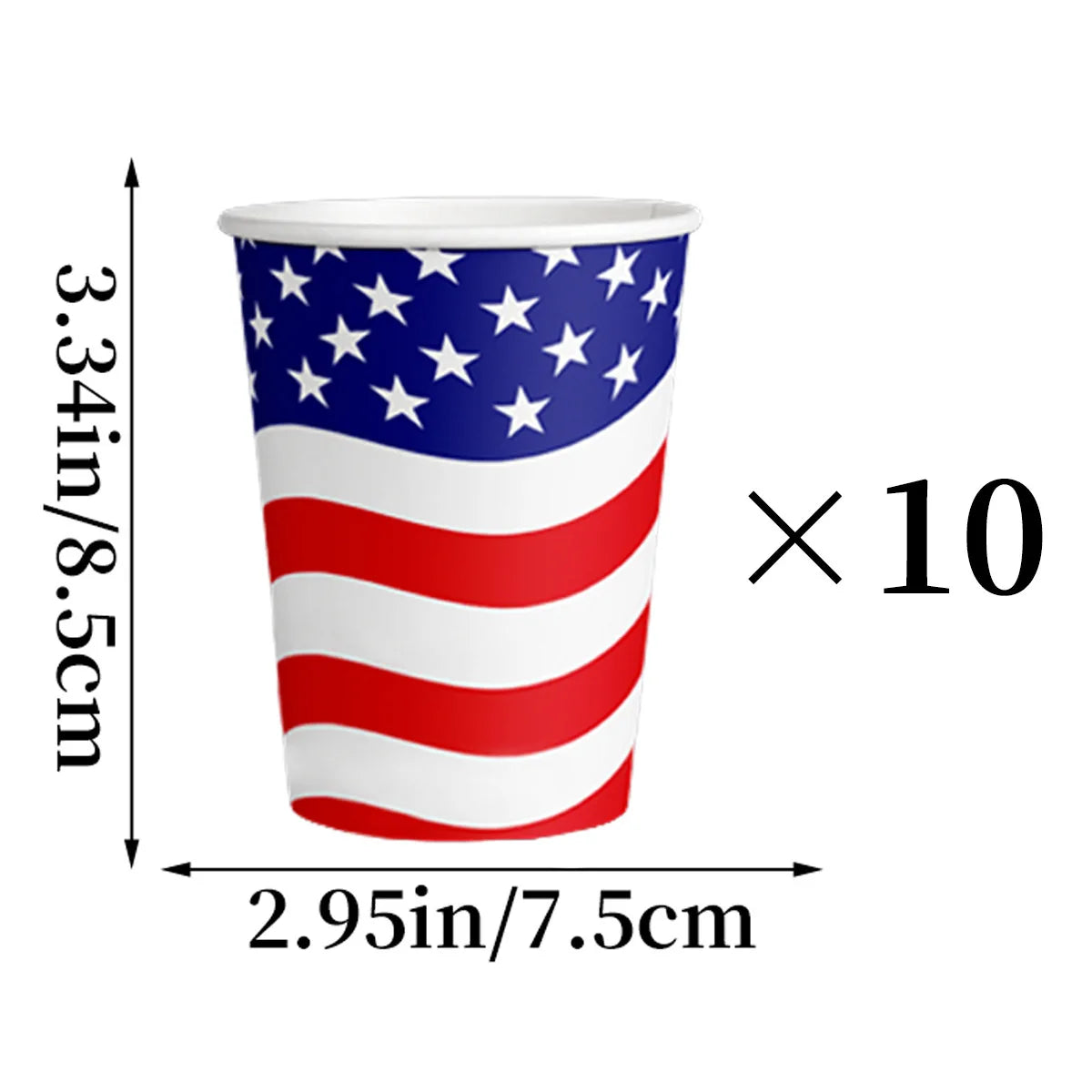 Independence Day Party Supplies Set – American Flag Tableware for 4th of July | Gearelo