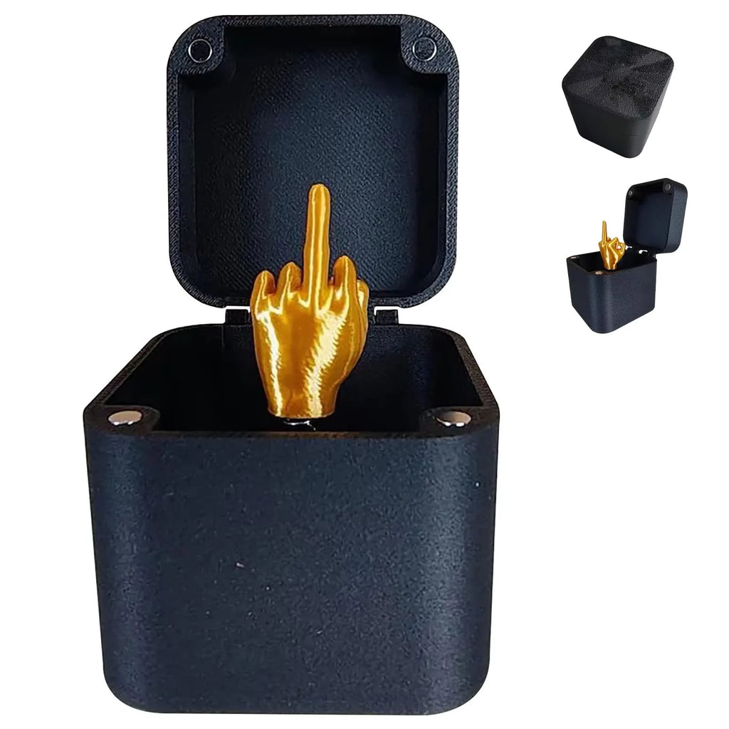 Funny Prank Christmas Gift Box – Middle Finger Gag Surprise | Gearelo