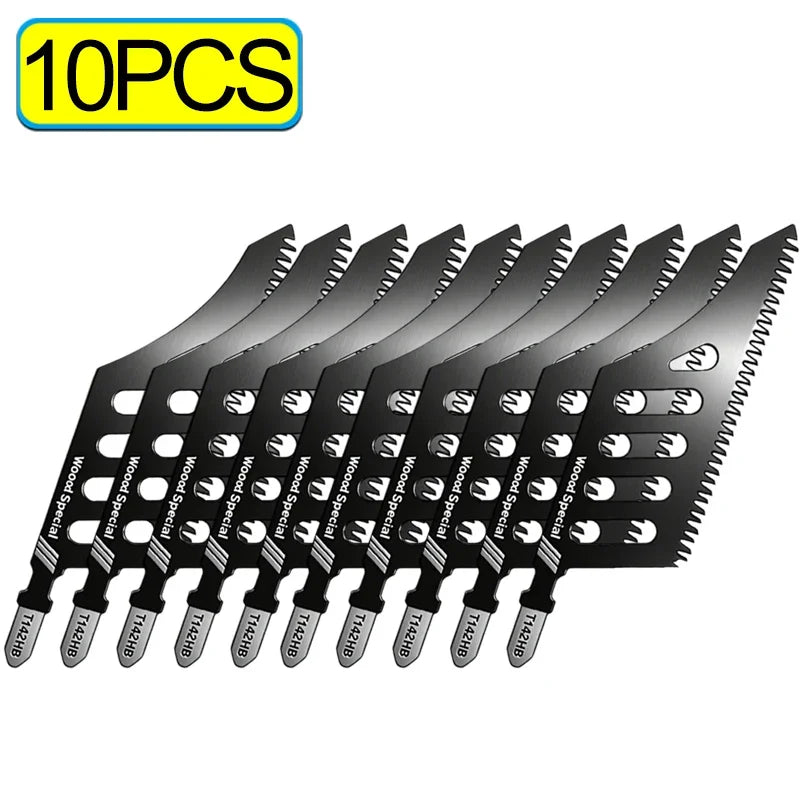 T142HB Heavy-Duty Jigsaw Blades – T-Shank Coarse Flush Cut, Multi-Pack | Gearelo