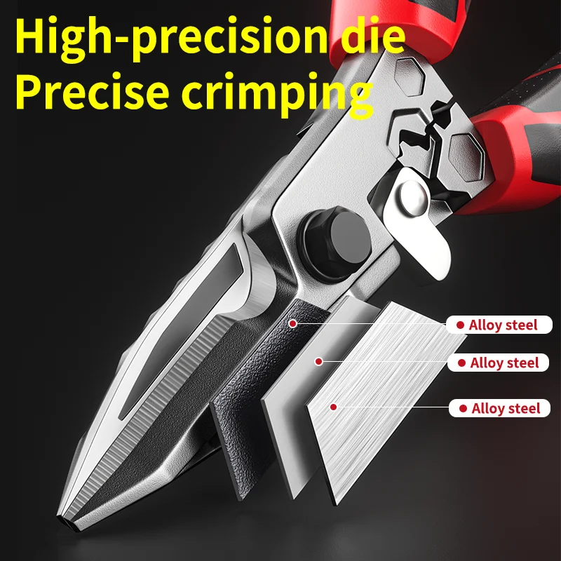Multi-Functional Electrician Scissors – Wire Crimping & Cutting Tool | Gearelo