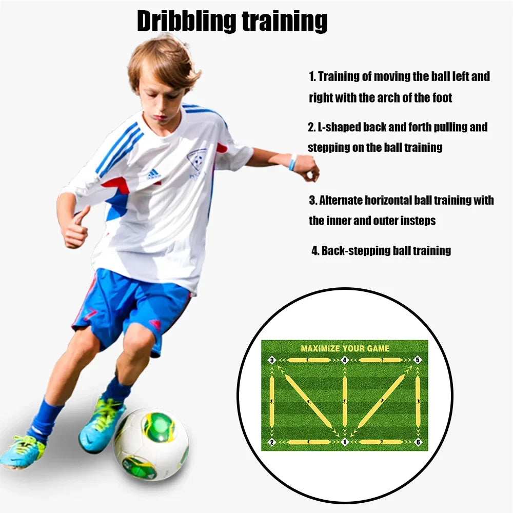 Football Training Mat – Non-Slip Foldable Soccer Skills Mat | Gearelo