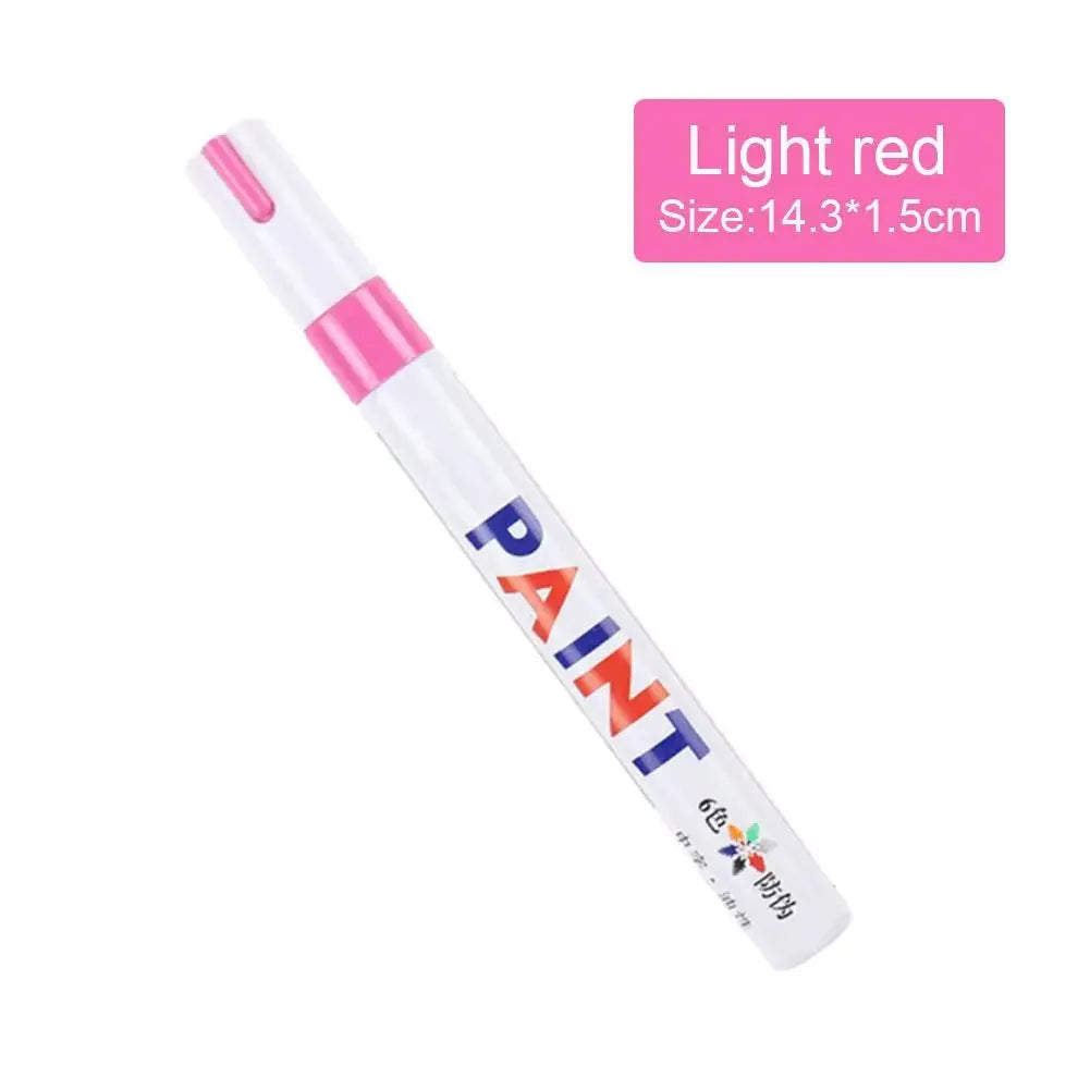 White Paint Pen Markers 3-Pack – Waterproof Oil-Based, Tires & Metal | Gearelo