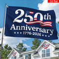 250th Anniversary American Flag – Polyester Independence Day Commemorative Banner | Gearelo